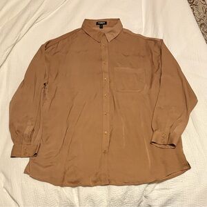 Silky button up blouse